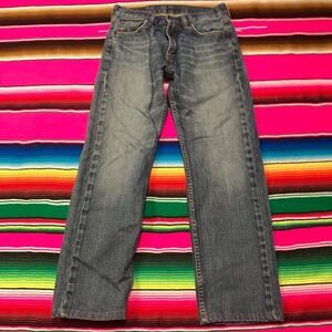 Levi's 505 Jeans Men's 30x30 (Fit 29x28) Regular Blue Medium Wash Denim Workwear